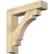 Ekena Millwork Merced Block Rough Sawn Bracket w/ Offset Brace, Douglas Fir, 6"W x 26"D x 26"H BKT0604X26X26MRC05RDF - alternate 1
